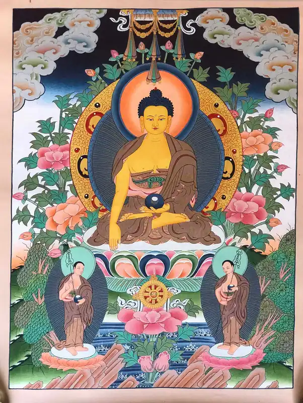 Art de la peinture rituelle du Bouddha Shakyamuni