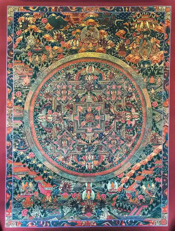 Art tibétain Mandala