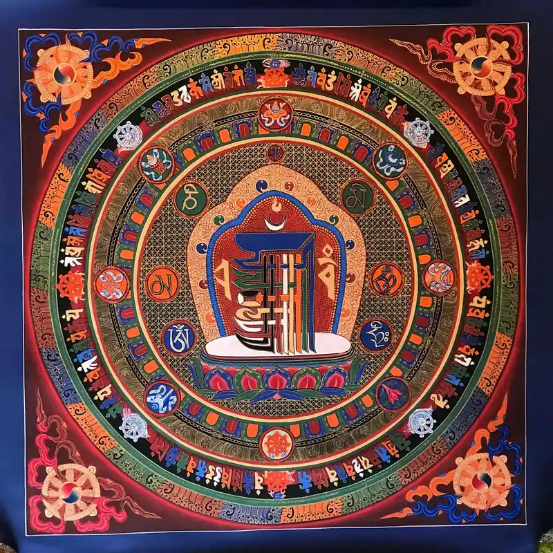 Art du Mandala Mantra de Kalachakra