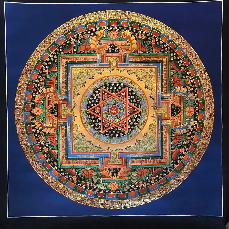 Art du Mandala tibétain Om Mantra
