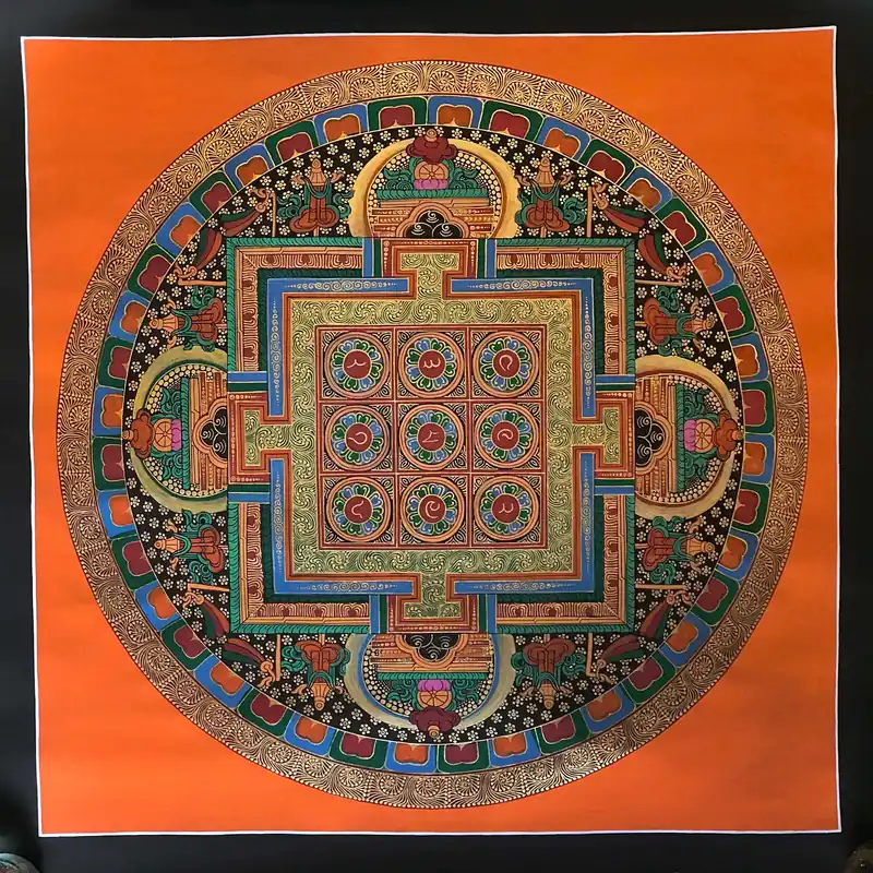 Le mandala tibétain Navagraha