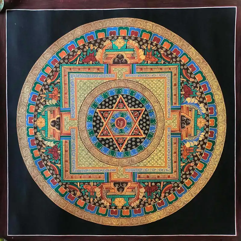 Om yantra Mantra Art