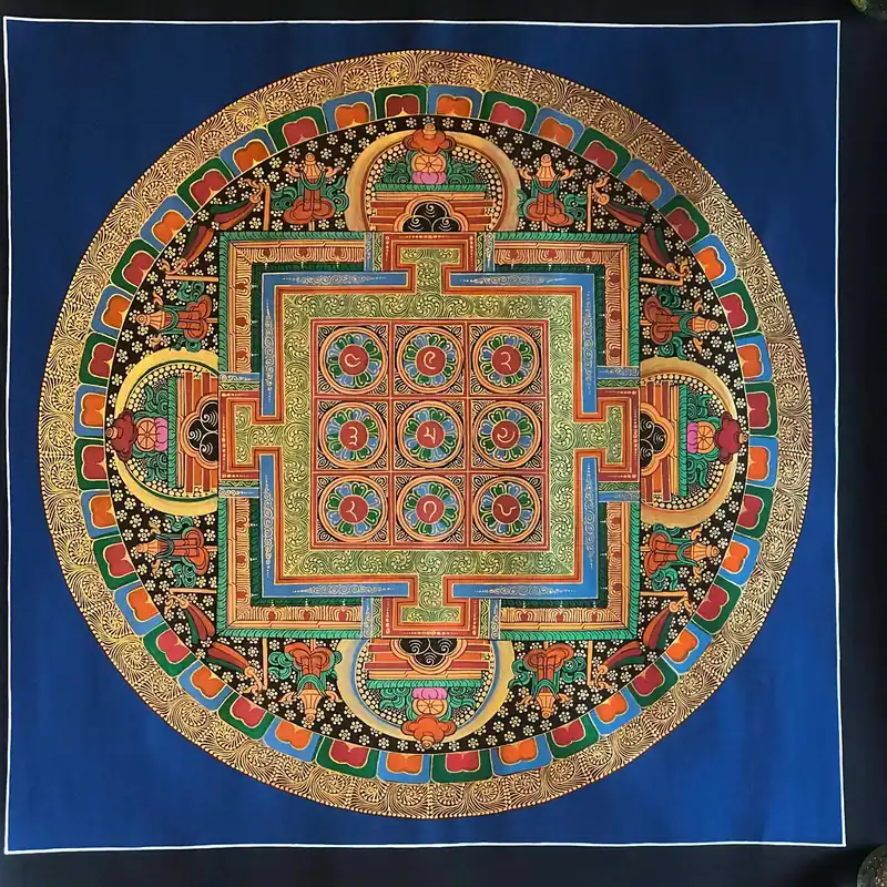 Mandala des Nava Graha tibétains