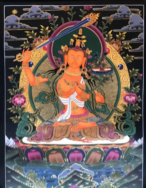 Main peinte de Manjushree