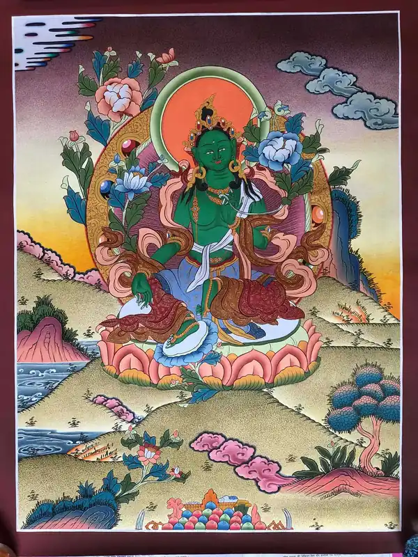 La déesse de l’action – Green Tara