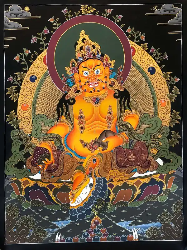 Dieu de la richesse – Jambala jaune