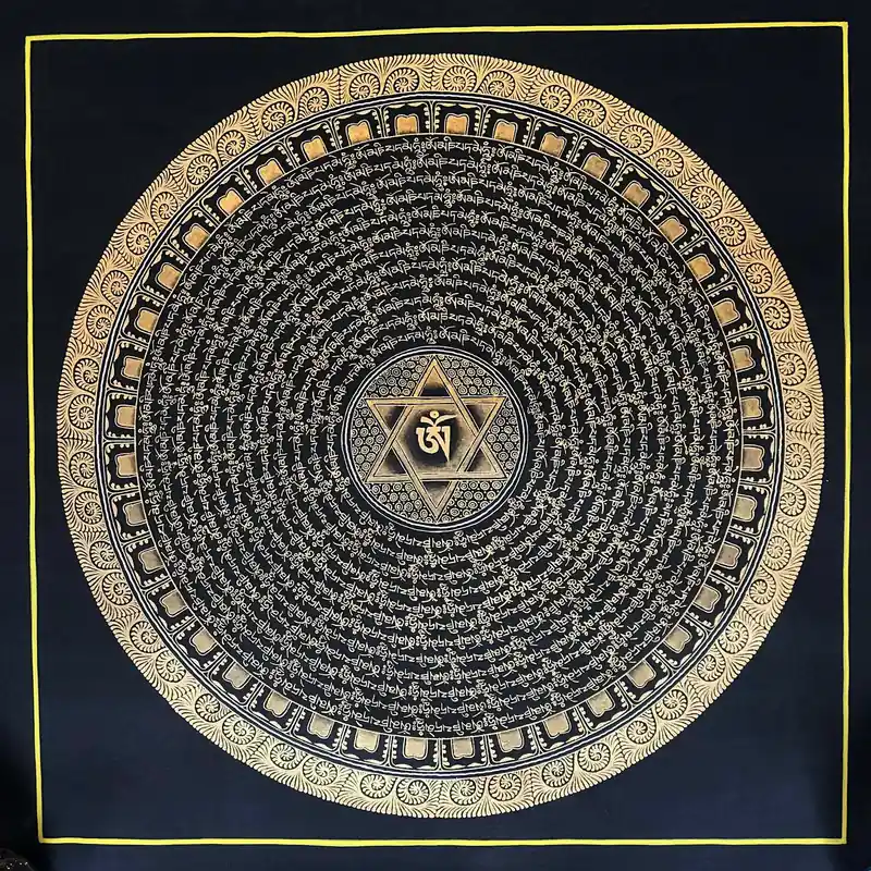 Mantra Mandala Thangka Art