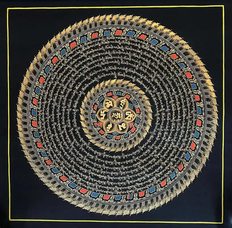 Mantra Mandala Thangka