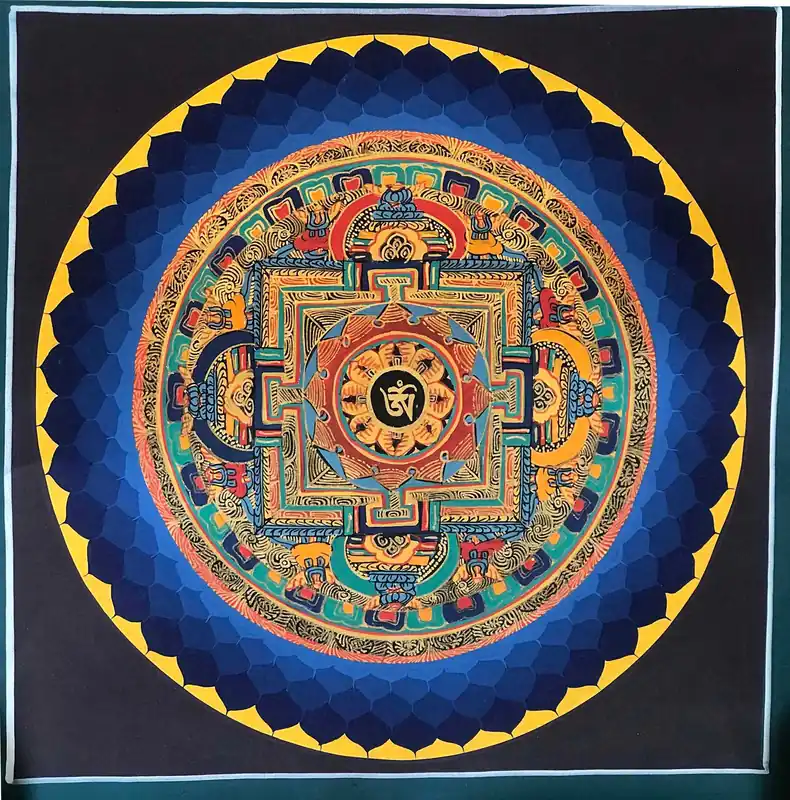 Om Lotus Ritual Mandala