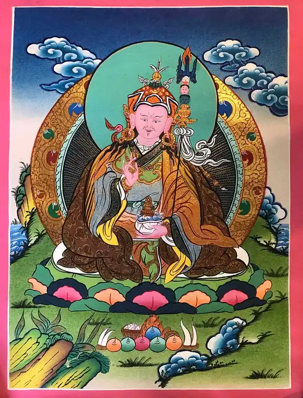 Thangka bouddhiste de Padmasambhava