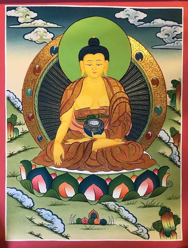 Art tibétain du Bouddha Shakyamuni
