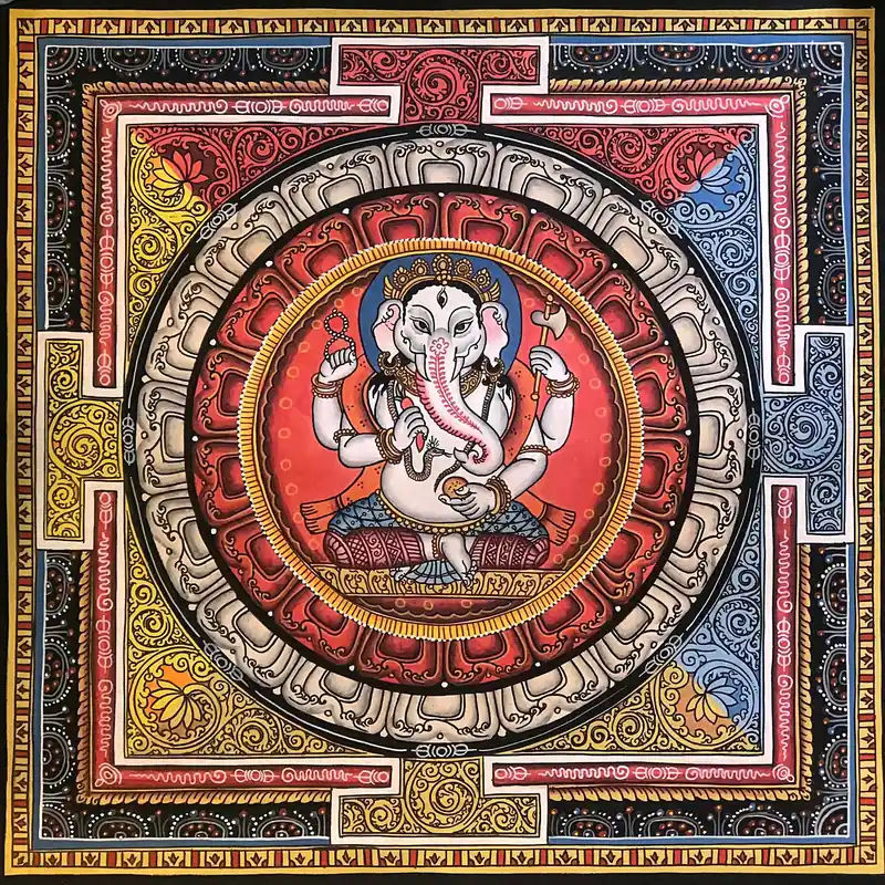 Mandala de Ganesh – Style Newar