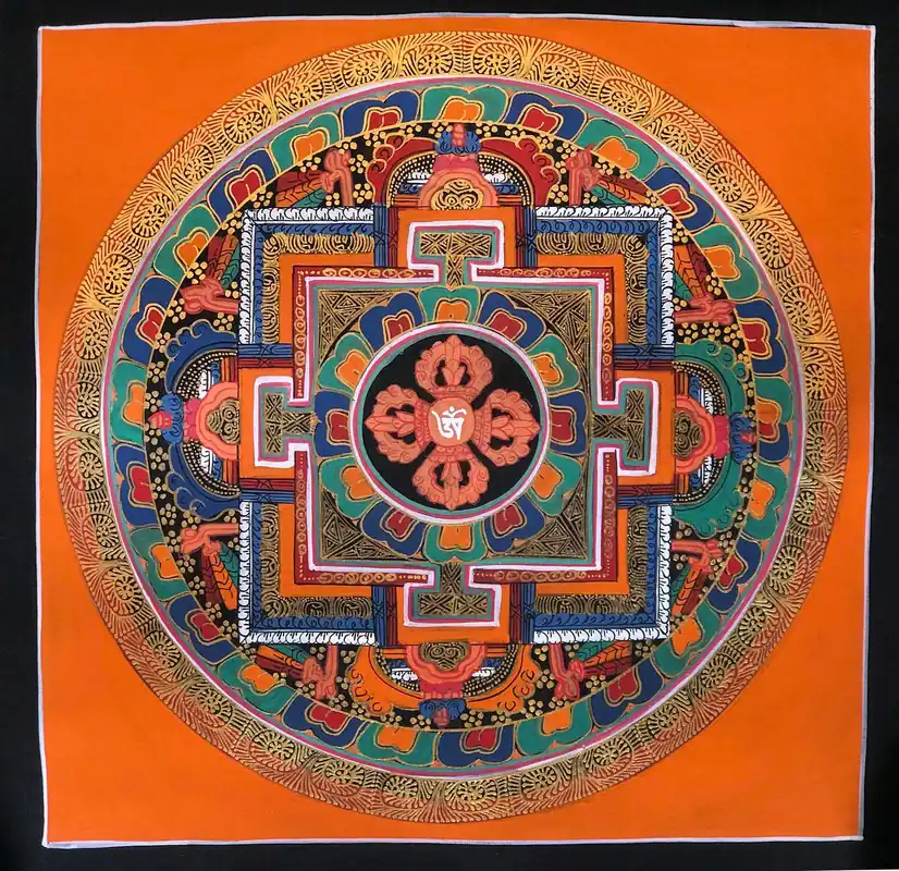 Double Dorje Mandala tibétain