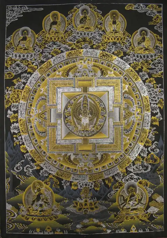L’art tibétain de la peinture de Lokeshvara