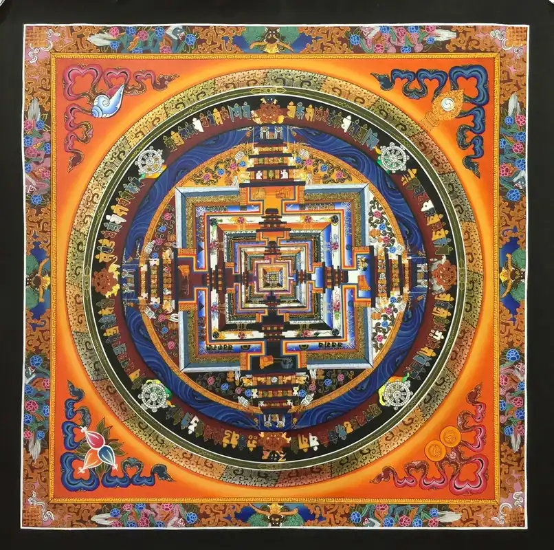 Peinture de méditation Kalachakra