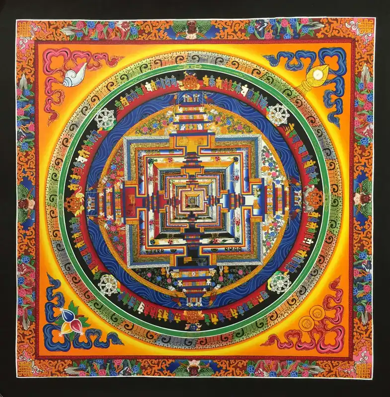 Art de la peinture rituelle du Kalachakra