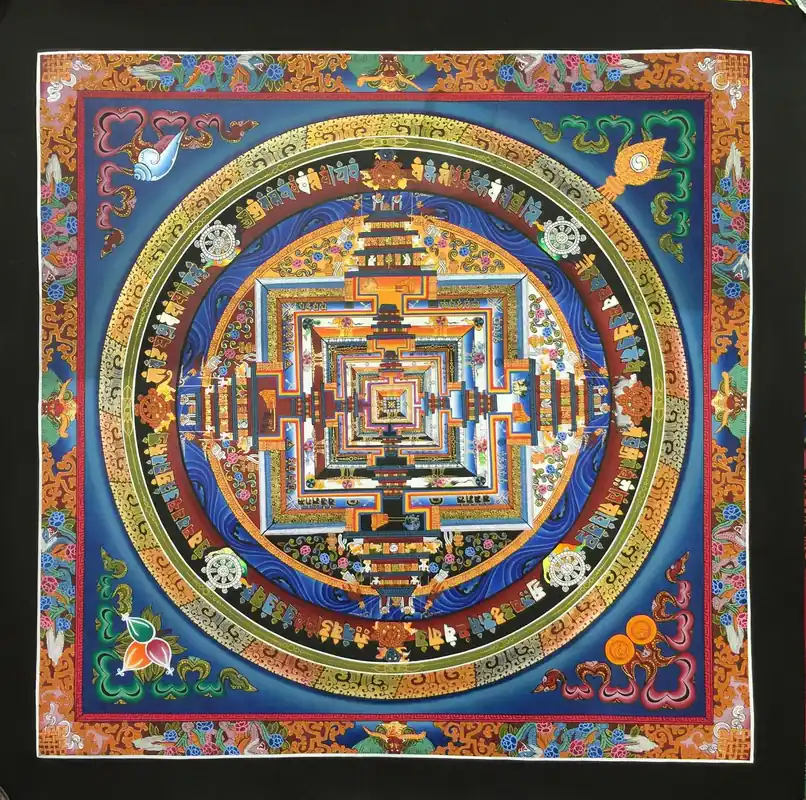 Art tibétain de la peinture du Kalachakra