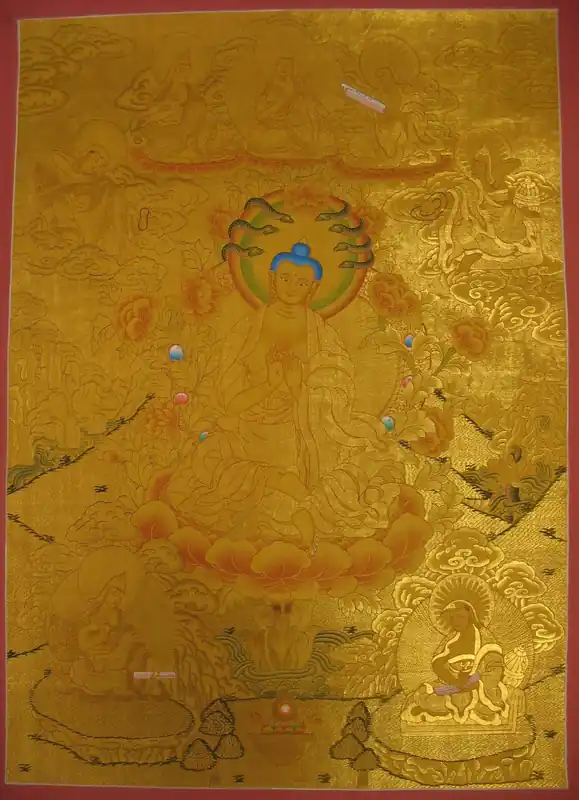 Thangka de Nagarjuna Buddha