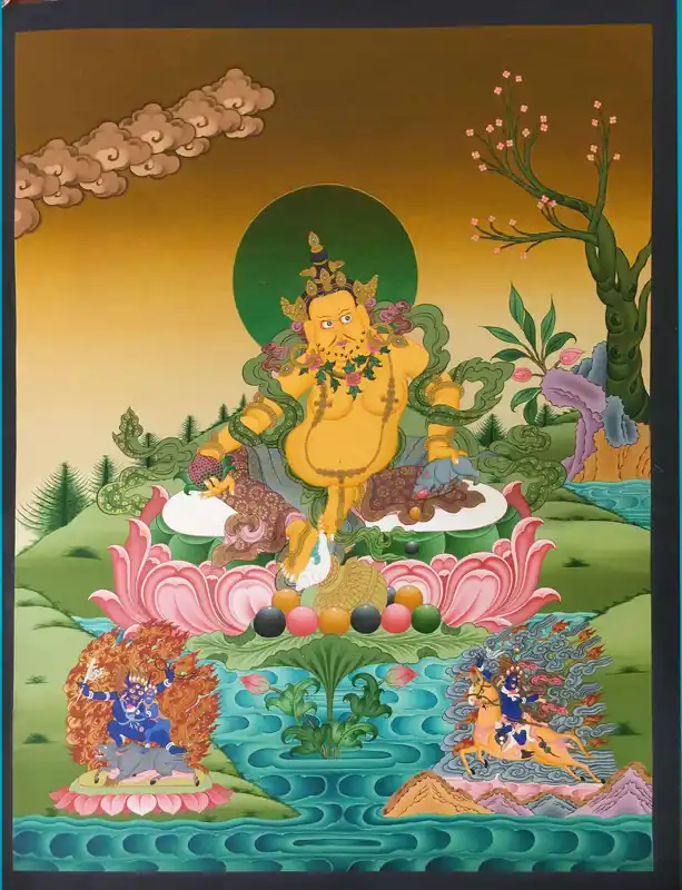 Dzambhala avec Vajrapani