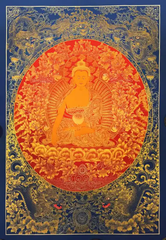 Peinture de méditation – Bouddha Shakyamuni