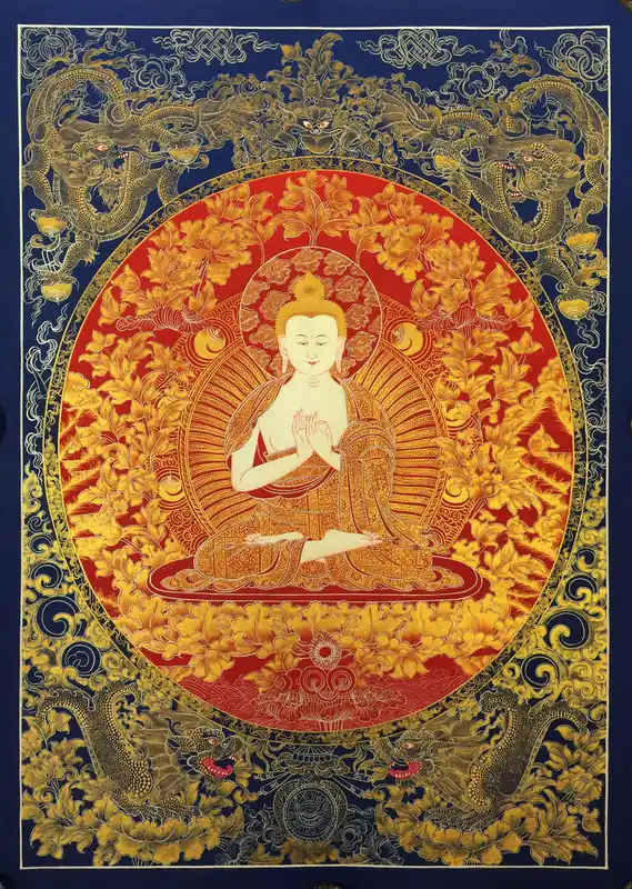 Vairocana Buddha Tibetan Thangka