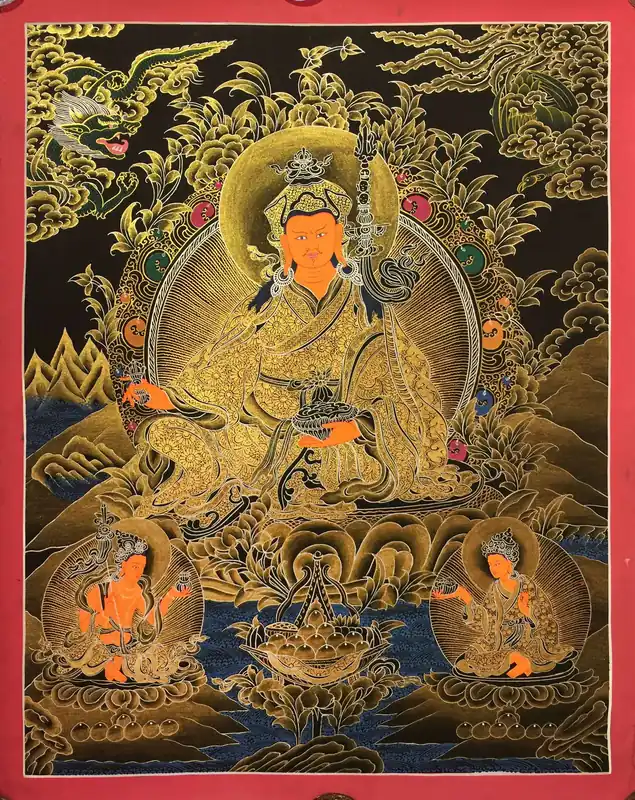 Deuxième Bouddha – Thangka de Guru Rinpoche