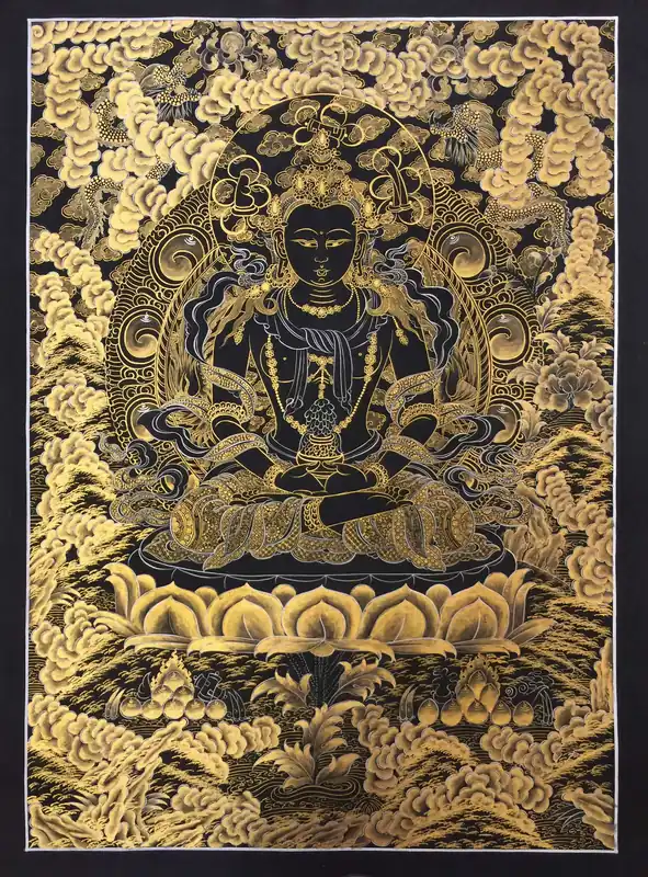 Thangka bouddhiste d’Amitayus