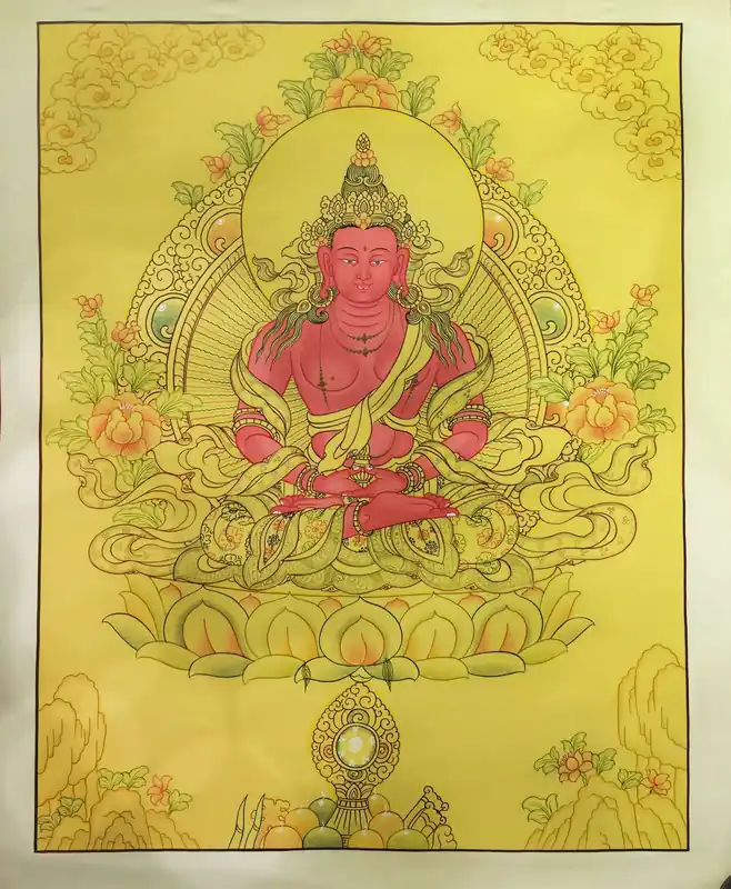 Bouddha rouge – Amitāyus