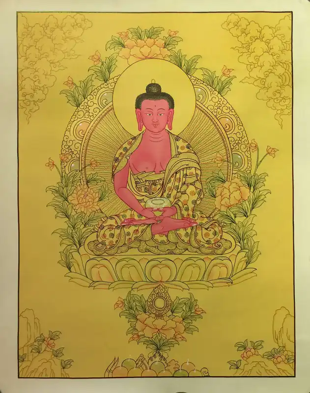 Peinture d’Amitabha Bouddha