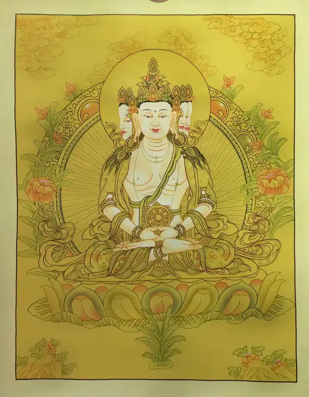 Thangka du Déité de la Longue Vie