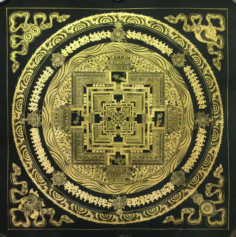 Art traditionnel de la peinture du Kalachakra
