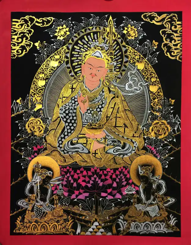 Deuxième Bouddha – Thangka du Guru Padmasambhava