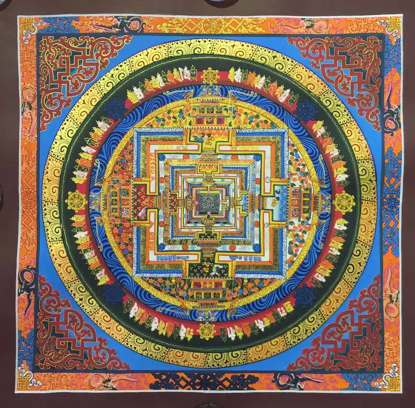 Art du Mandala tibétain de Kalachakra