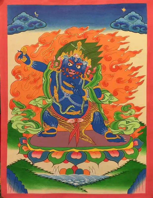 L’art tibétain de Vajrapani