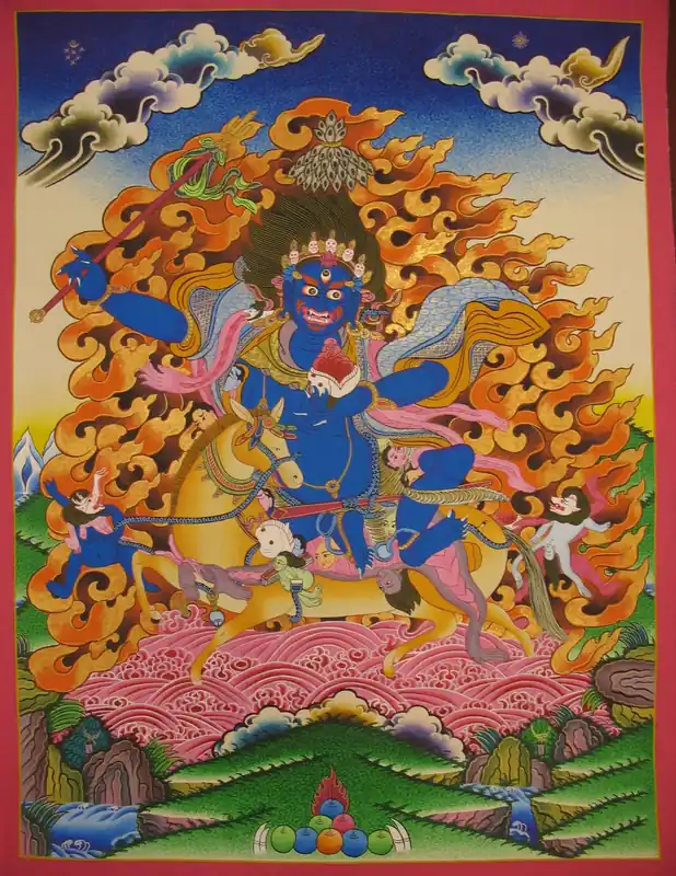 Thangka de Palden Lhamo