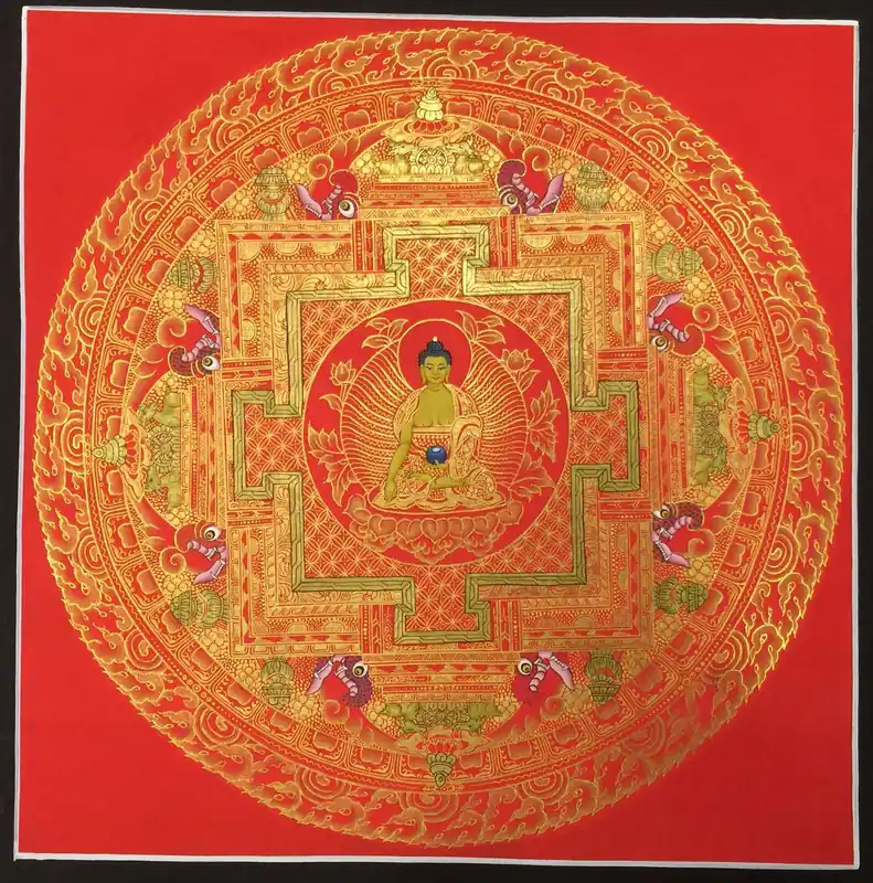 Mandala du Bouddha Shakyamuni tibétain