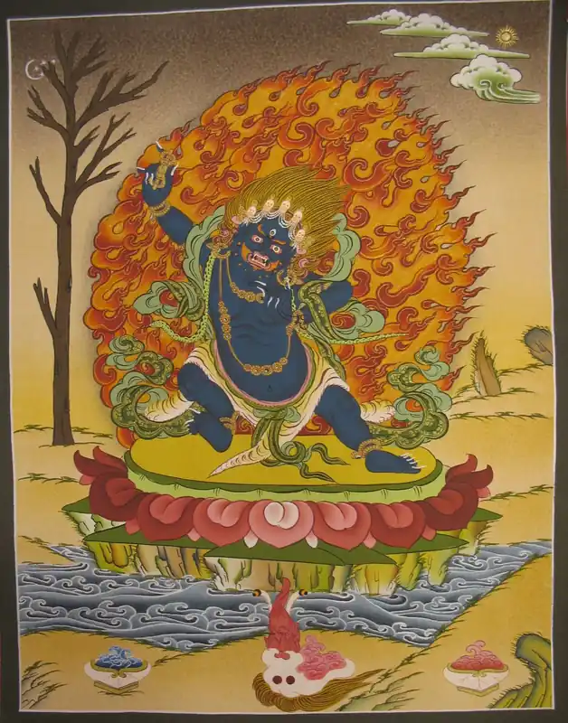Peinture de Vajrapani