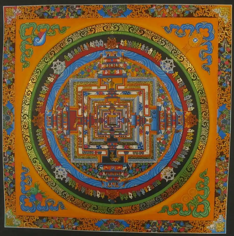 Art rituel du Mandala de Kalachakra