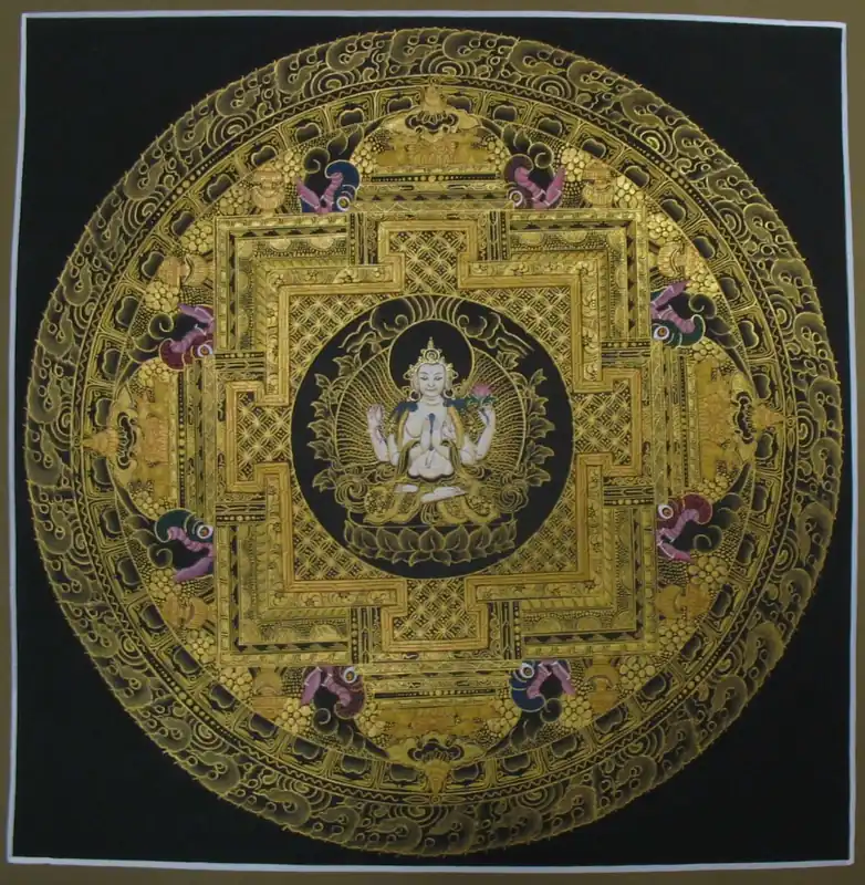 Mandala de la Compassion – Mandala de Chenrezig