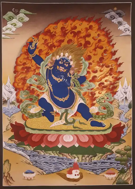 Thangka de Vajrapani