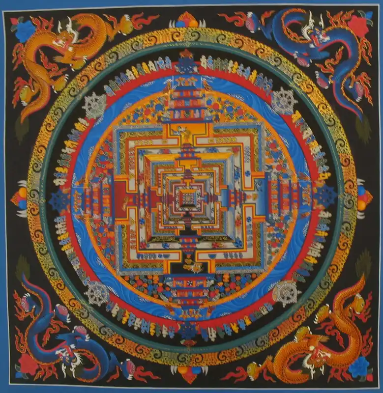 Le Mandala du Dragon Tibétain Kalachakra