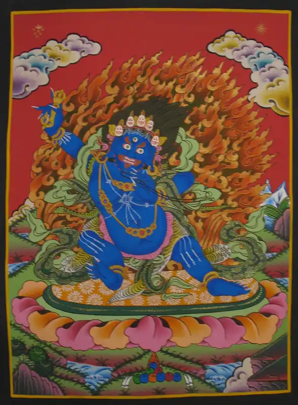 Thangka rituel de Vajrapani