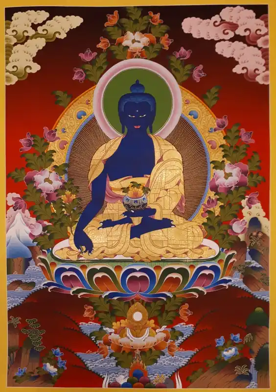 Bouddha de Médecine dans l’art tibétain