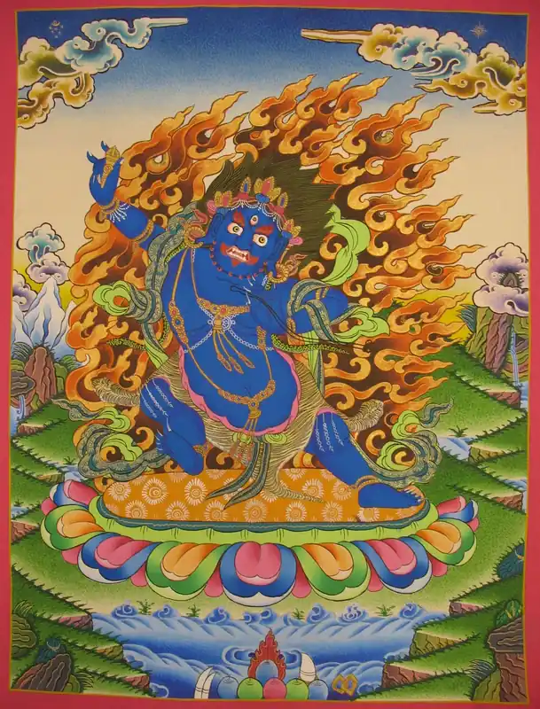 Art bouddhiste de Vajrapani