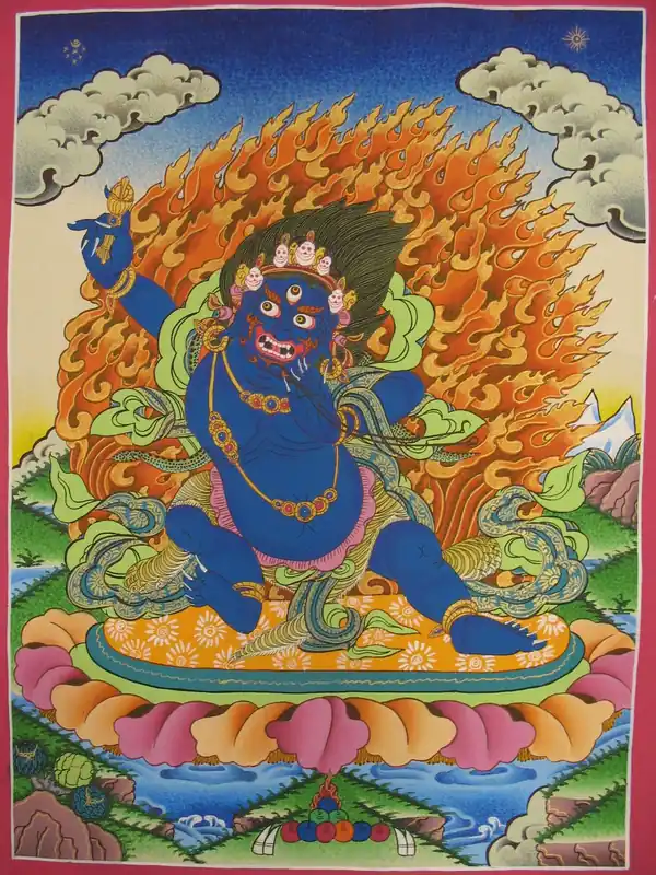 Peinture de Vajrapani