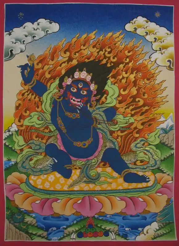 Art bouddhiste de Vajrapani