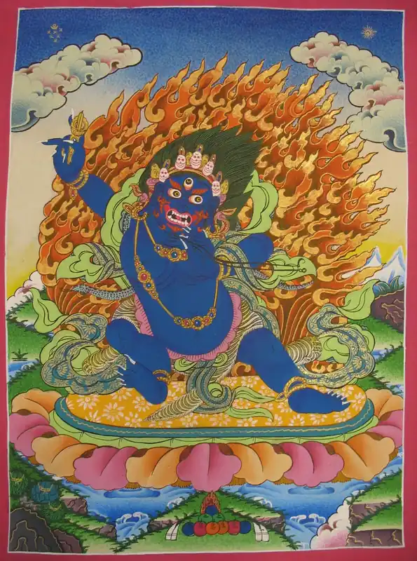 Art tibétain de Vajrapani