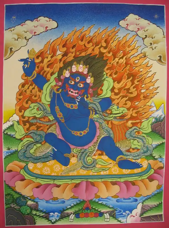 Art de la Thanka de Vajrapani