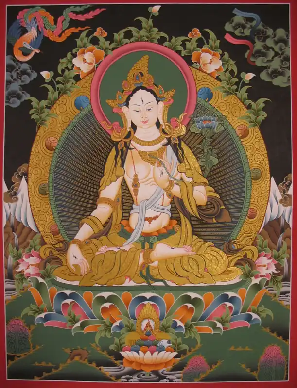 Dolma Karpo est une thangka tibétaine.