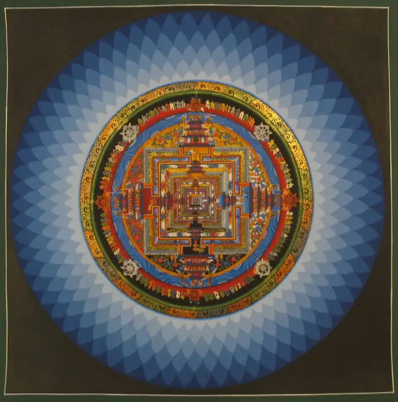 Le Mandala de Kalachakra avec Lotus